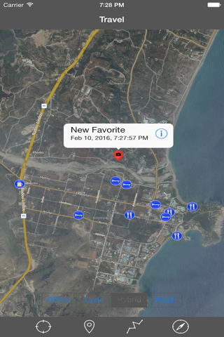 RHODES (GREECE) ISLAND – Travel Map Navigator screenshot 3