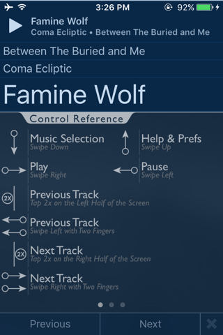 Tactus Music Player screenshot 2