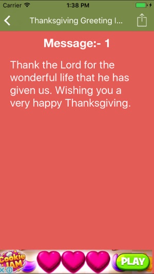 Thanksgiving Greeting Images and Messages(圖4)-速報App