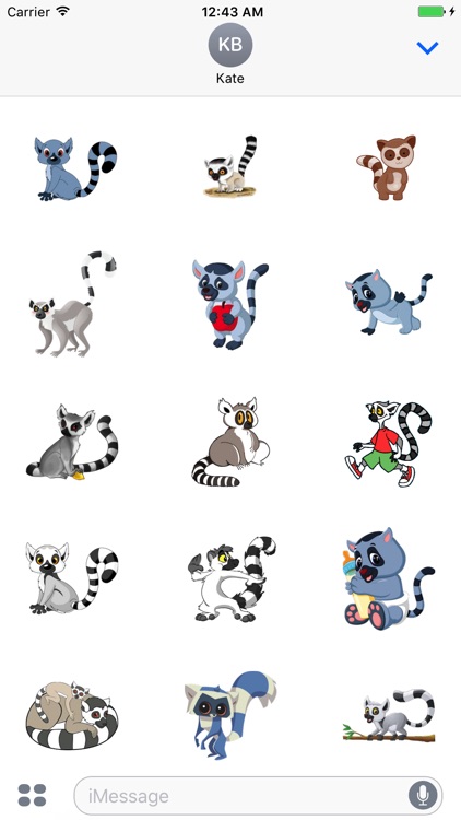 Lemurs Stickers