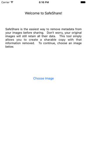 SafeShare - Image Metadata and Location 