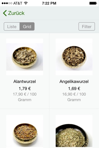 Krautrausch Online Shop screenshot 2