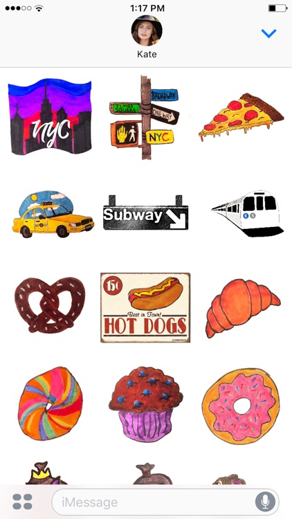 NYC doodled stickers screenshot-3