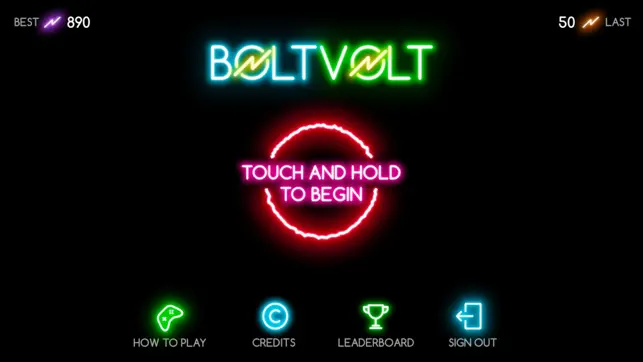 BoltVolt, game for IOS
