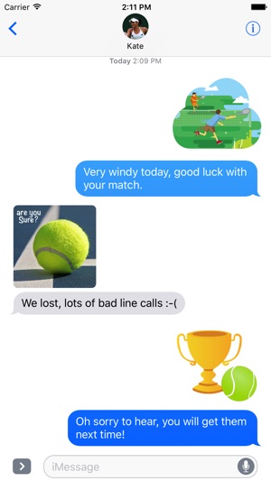 Fun Tennis Stickers(圖5)-速報App