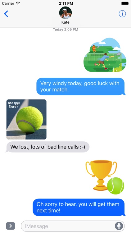 Fun Tennis Stickers screenshot-4