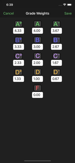 Fourpoint - A GPA Calculator(圖6)-速報App