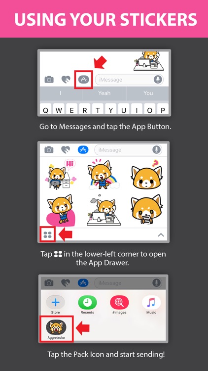 Aggretsuko Animated Stickers screenshot-4