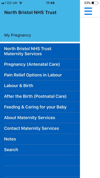 MyPregnancy@NBT screenshot 2