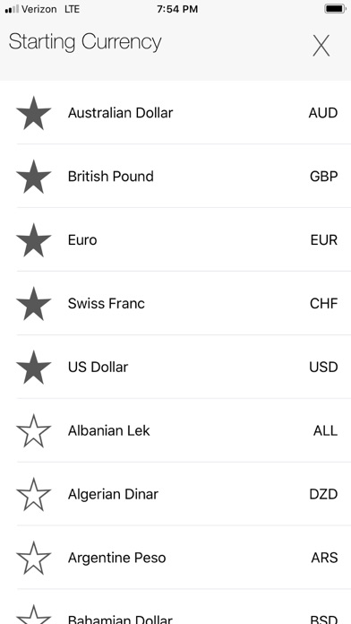 Currency Calculator Deluxe screenshot 2