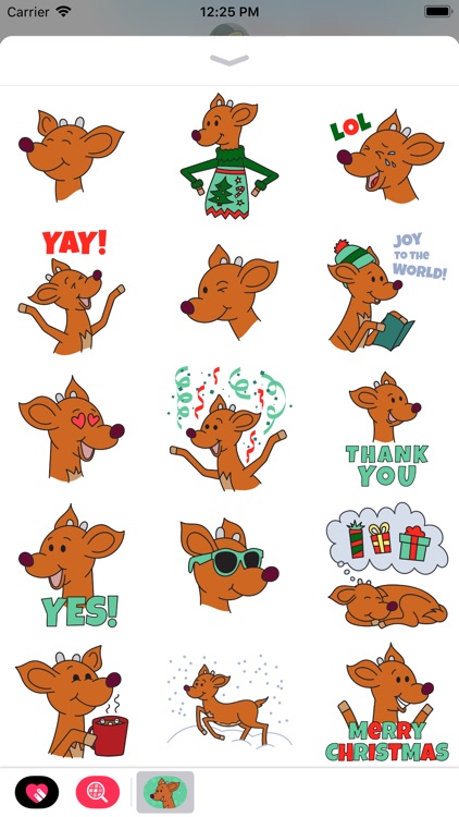 Raymond the Reindeer Stickers