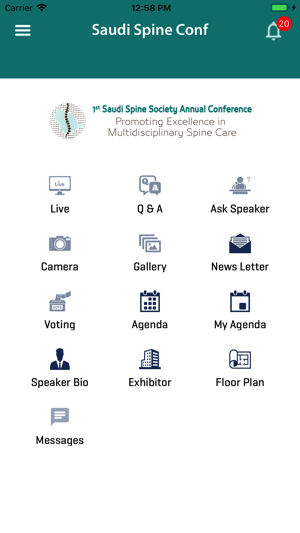 1st Society Spine Annual Conf.(圖2)-速報App