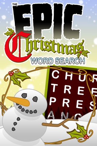 Epic Christmas Word Search - holiday wordsearch - náhled