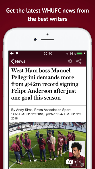 How to cancel & delete Stop! Hammer Time - West Ham from iphone & ipad 3