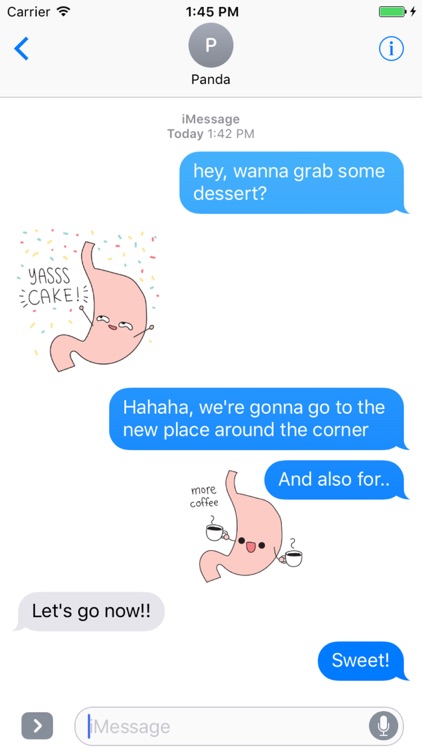 Grumpee The Hangry Stomach Stickers screenshot-3