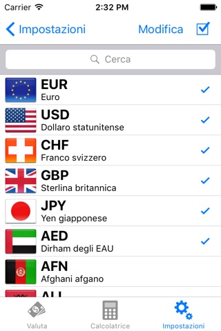 Exchange rate converter screenshot 2