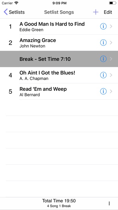 Setlist Helper screenshot 2