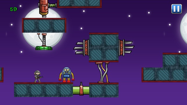 Alien Spaceship Stick-man Survival(圖1)-速報App