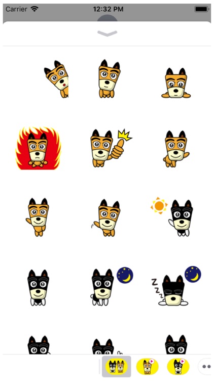 TF-Dog 4 Stickers