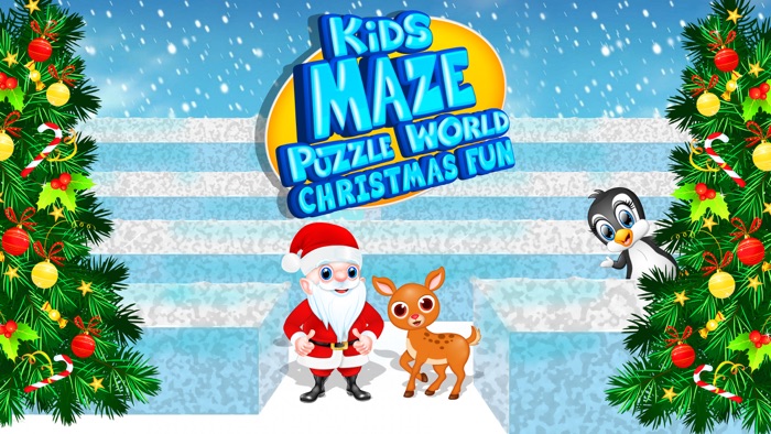 Kids Maze  Christmas Puzzle