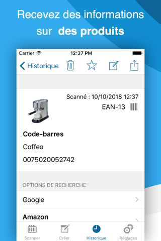 QR Code & Barcode Scanner ・ screenshot 4