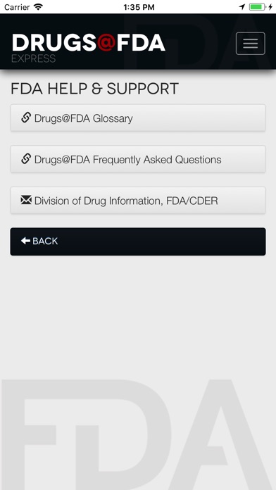 Drugs@FDA Express screenshot 3