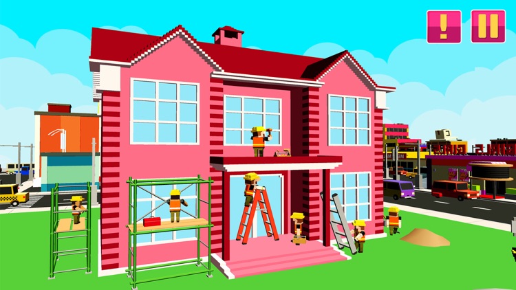 Pink Girl House Construction