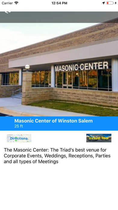 Masonic Guide to Winston Salem screenshot 2