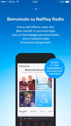 video raiplay su ipad