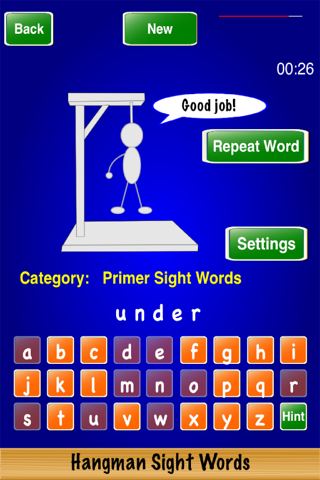 Hangman Sight Words - náhled