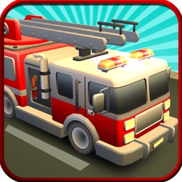 911 Fire Brigade Truck Driving