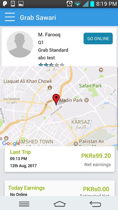 GrabSawari Partner screenshot 2