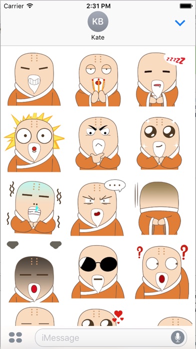 Wulom Master - Bald Monk Emoji screenshot 2