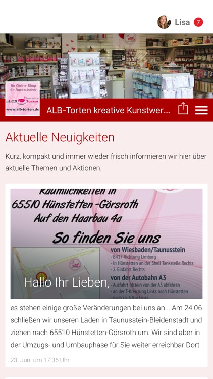 ALB-Torten kreative Kunstwerke