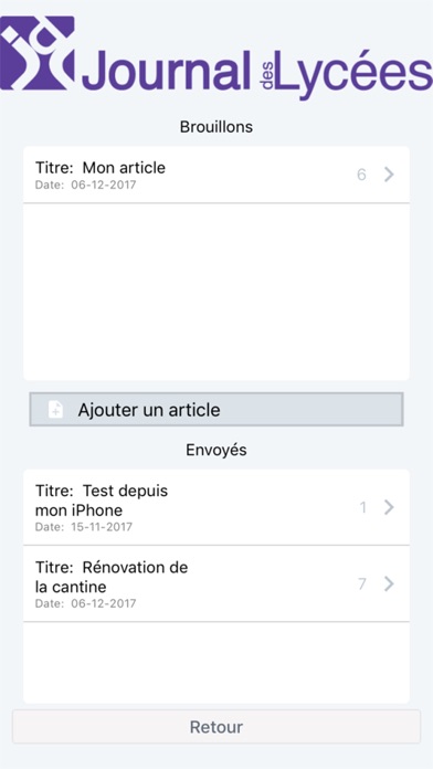 Journal des Lycées screenshot 3