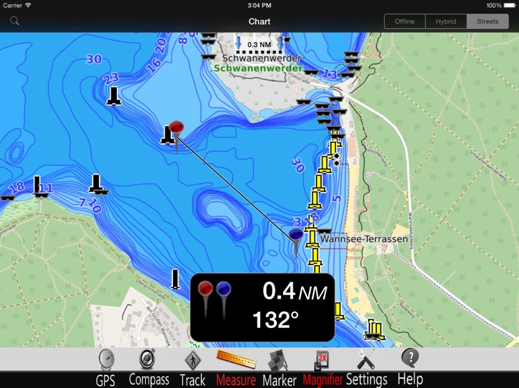 Berlin Lakes GPS Chart Pro