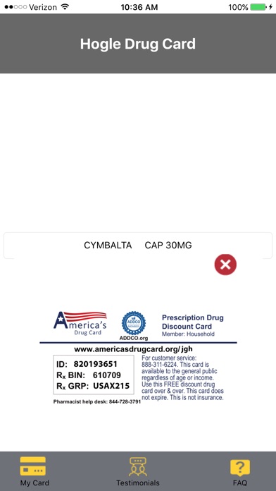 Hogle Drug Card screenshot 2