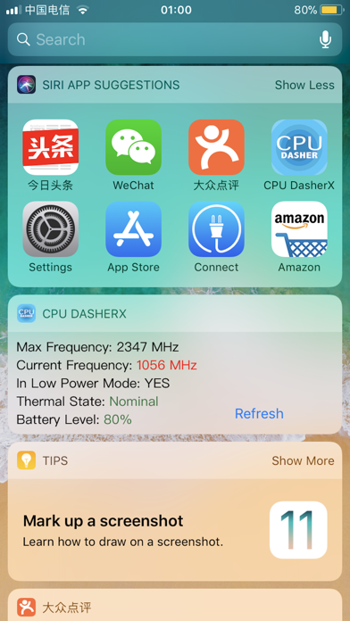 CPU DasherX Screenshot 1