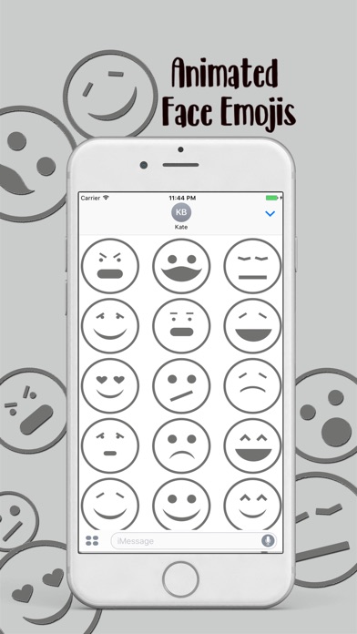 Animated Face Emojis Stickers screenshot 2