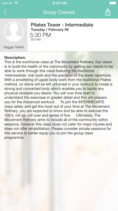 The Movement Refinery Pilates screenshot 4
