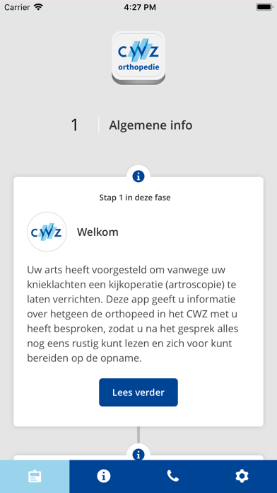 CWZ Zorgapp screenshot 2