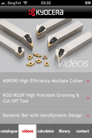 Kyocera Cutting Tools screenshot 2