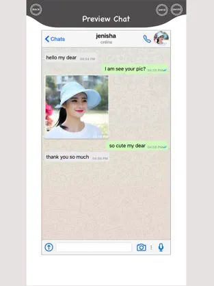 Captura 4 WhatsUp Prank Chat iphone