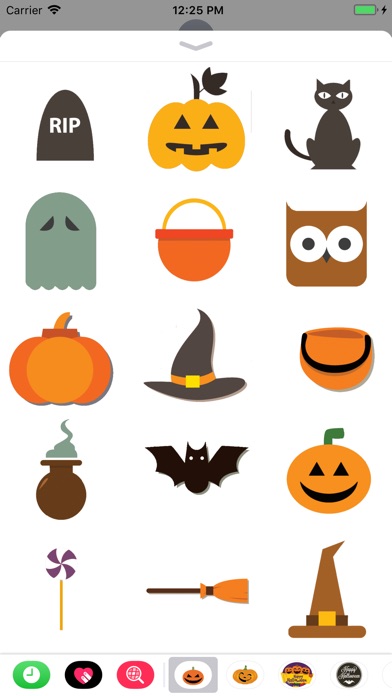 Halloween stuff stickers emoji screenshot 2