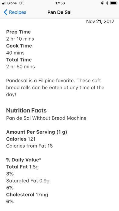 Cooking Checklist screenshot 2