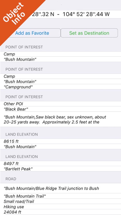 Guadalupe Mountains NP GPS Map Navigator