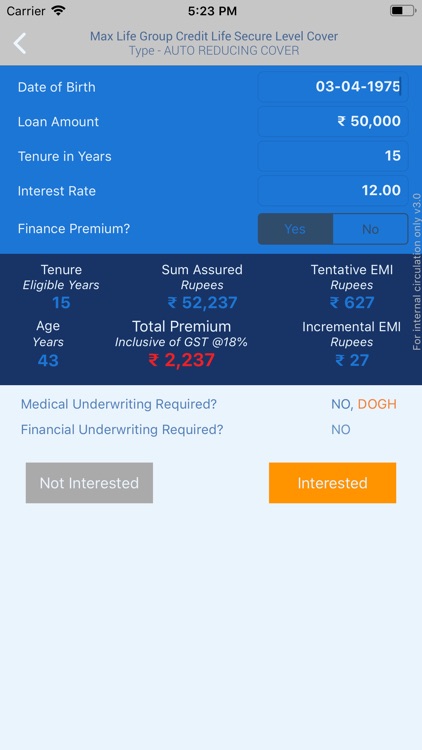 GCLS Maxima Auto Premium Calc screenshot-5