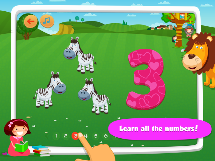 Math Game Learn 123 Numbers
