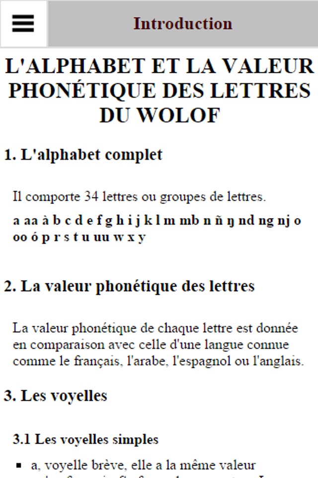 Dictionnaire Français Wolof screenshot 2