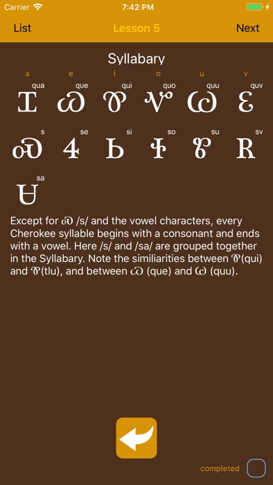 Learn Cherokee Syllabary Now screenshot 3